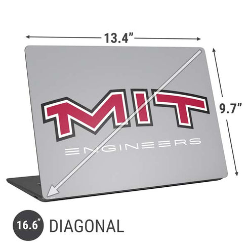 Massachusetts Institute of Technology MIT Engineers Grey Universal Laptop 16.6in (13.4 x 9.7in) Skin